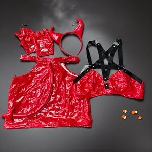 New Trickz N’ Treatz Dolls Kill Devil Costume Set